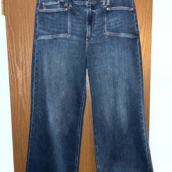 PAIGE Anessa Wide Leg Jean in color: Amoroso, Size 32 - Picture 14 of 16